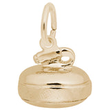 Image Title Rembrandt Charms Gold Plated Sterling Silver Curling Charm Pendant