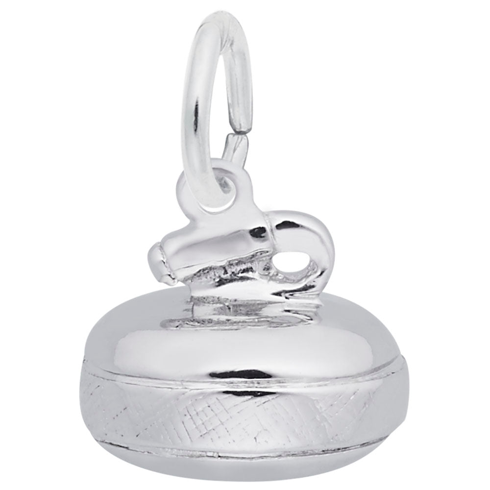 Image Title Rembrandt Charms Curling Charm Pendant Available in Gold or Sterling Silver