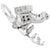 Rembrandt Charms Old Lady In Shoe Charm Pendant Available in Gold or Sterling Silver