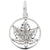 Rembrandt Charms Niagara Falls Charm Pendant Available in Gold or Sterling Silver