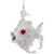 Rembrandt Charms Fish Charm Pendant Available in Gold or Sterling Silver
