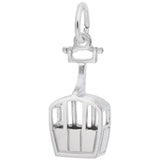 Image Title Rembrandt Charms 925 Sterling Silver Skiing Gondola Charm Pendant