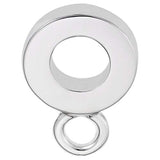 Image Title Rembrandt Charms 925 Sterling Silver Charm Holder For Bead Bracelets Hoop Thin Charm Pendant