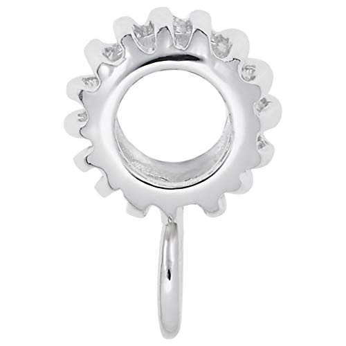 Image Title Rembrandt Charms 925 Sterling Silver Charm Holder For Bead Bracelets Charm Pendant