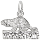 Image Title Rembrandt Charms 925 Sterling Silver Niagara Falls Charm Pendant