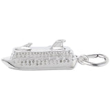 Image Title Rembrandt Charms Cruise Ship Charm Pendant Available in Gold or Sterling Silver