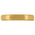 Tungsten Yellow-tone Dome Wedding Anniversary Mens Comfort-fit 4mm Sizes 7 - 14 Wedding Anniversary Band