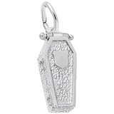 Image Title Rembrandt Charms Coffin Charm Pendant Available in Gold or Sterling Silver