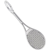 Image Title Rembrandt Charms Tennis Charm Pendant Available in Gold or Sterling Silver