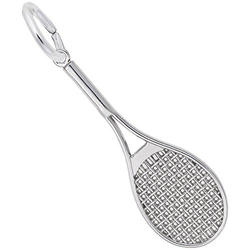 Image Title Rembrandt Charms 925 Sterling Silver Tennis Charm Pendant