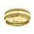 Tungsten Yellow-tone Brushed Sides Center Polished Mens Comfort-fit 8mm Sizes 7 - 14 Wedding Anniversary Band