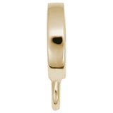 Image Title Rembrandt Charms Gold Plated Sterling Silver Charm Holder For Bead Bracelets Hoop Thin Charm Pendant