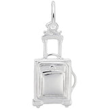 Image Title Rembrandt Charms 925 Sterling Silver Suitcase Charm Pendant