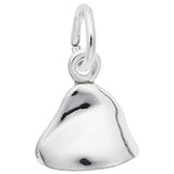 Image Title Rembrandt Charms 925 Sterling Silver Chocolate Chip Charm Pendant