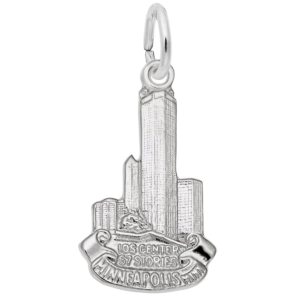 Image Title Rembrandt Charms 925 Sterling Silver I.D.S. Ctr Minneapolis Charm Pendant