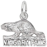Image Title Rembrandt Charms 925 Sterling Silver Niagara Falls Charm Pendant