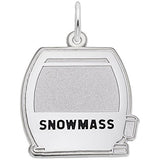 Image Title Rembrandt Charms 925 Sterling Silver Snowmass Cable Car Charm Pendant
