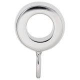 Image Title Rembrandt Charms 14K White Gold Charm Holder For Bead Bracelets Charm Pendant