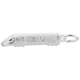 Image Title Rembrandt Charms Eurotrain Charm Pendant Available in Gold or Sterling Silver