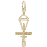 Image Title Rembrandt Charms Gold Plated Sterling Silver Peachtree Street Charm Pendant