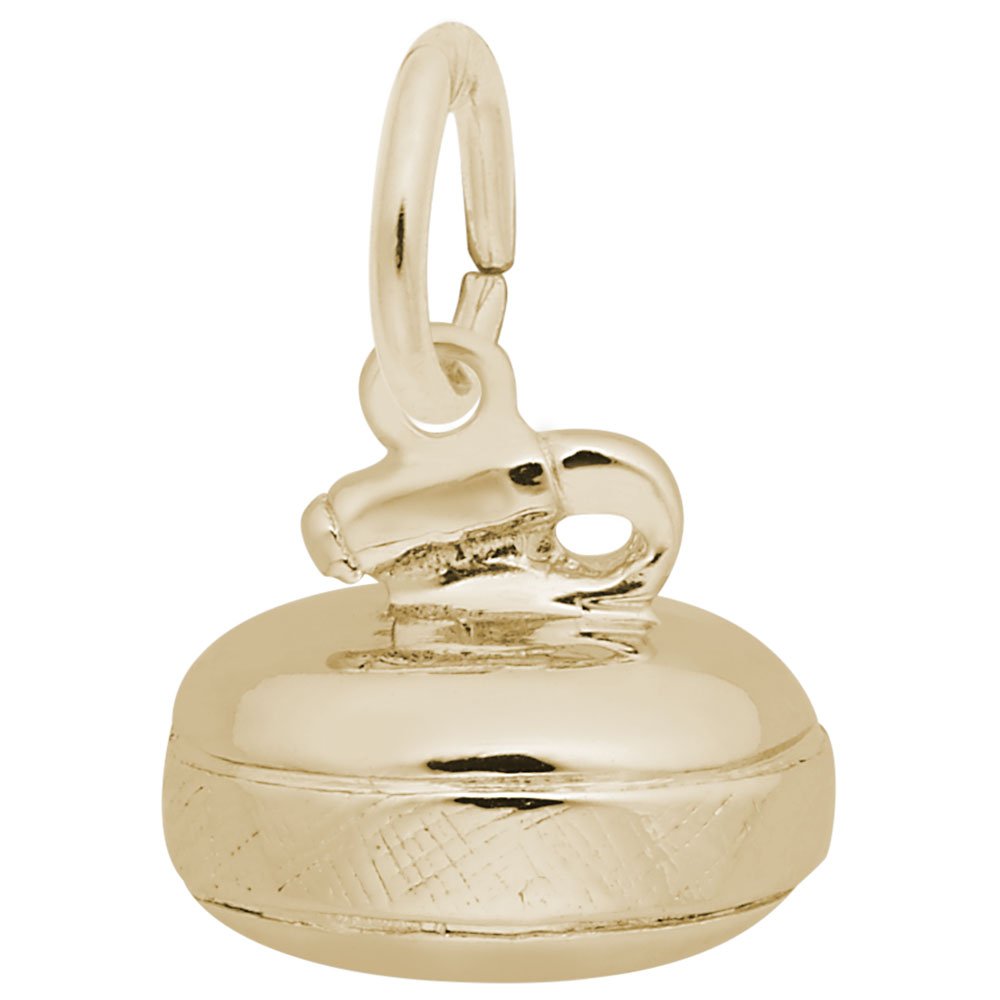 Image Title Rembrandt Charms Gold Plated Sterling Silver Curling Charm Pendant