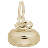 Image Title Rembrandt Charms Gold Plated Sterling Silver Curling Charm Pendant