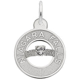 Image Title Rembrandt Charms Niagara Falls Charm Pendant Available in Gold or Sterling Silver