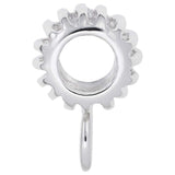 Image Title Rembrandt Charms Charm Holder For Bead Bracelets Charm Pendant Available in Gold or Sterling Silver