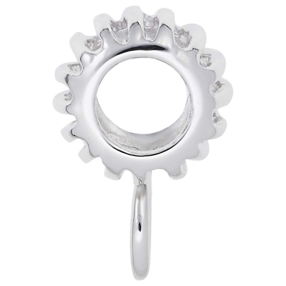 Image Title Rembrandt Charms 925 Sterling Silver Charm Holder For Bead Bracelets Charm Pendant