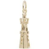 Image Title Rembrandt Charms 14K Yellow Gold Lighthouse Charm Pendant