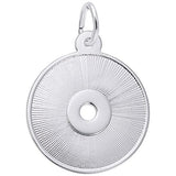 Image Title Rembrandt Charms 925 Sterling Silver Compact Disc Charm Pendant