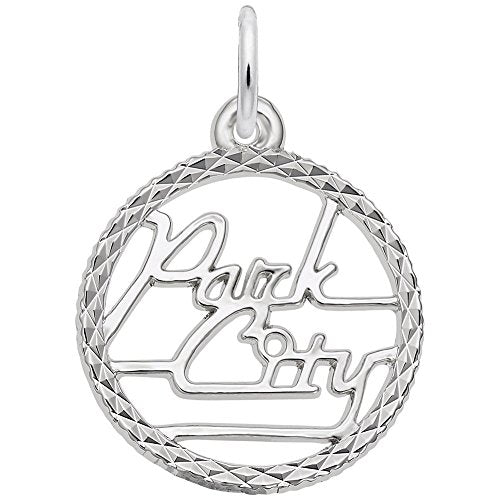 Image Title Rembrandt Charms 925 Sterling Silver Park City Charm Pendant