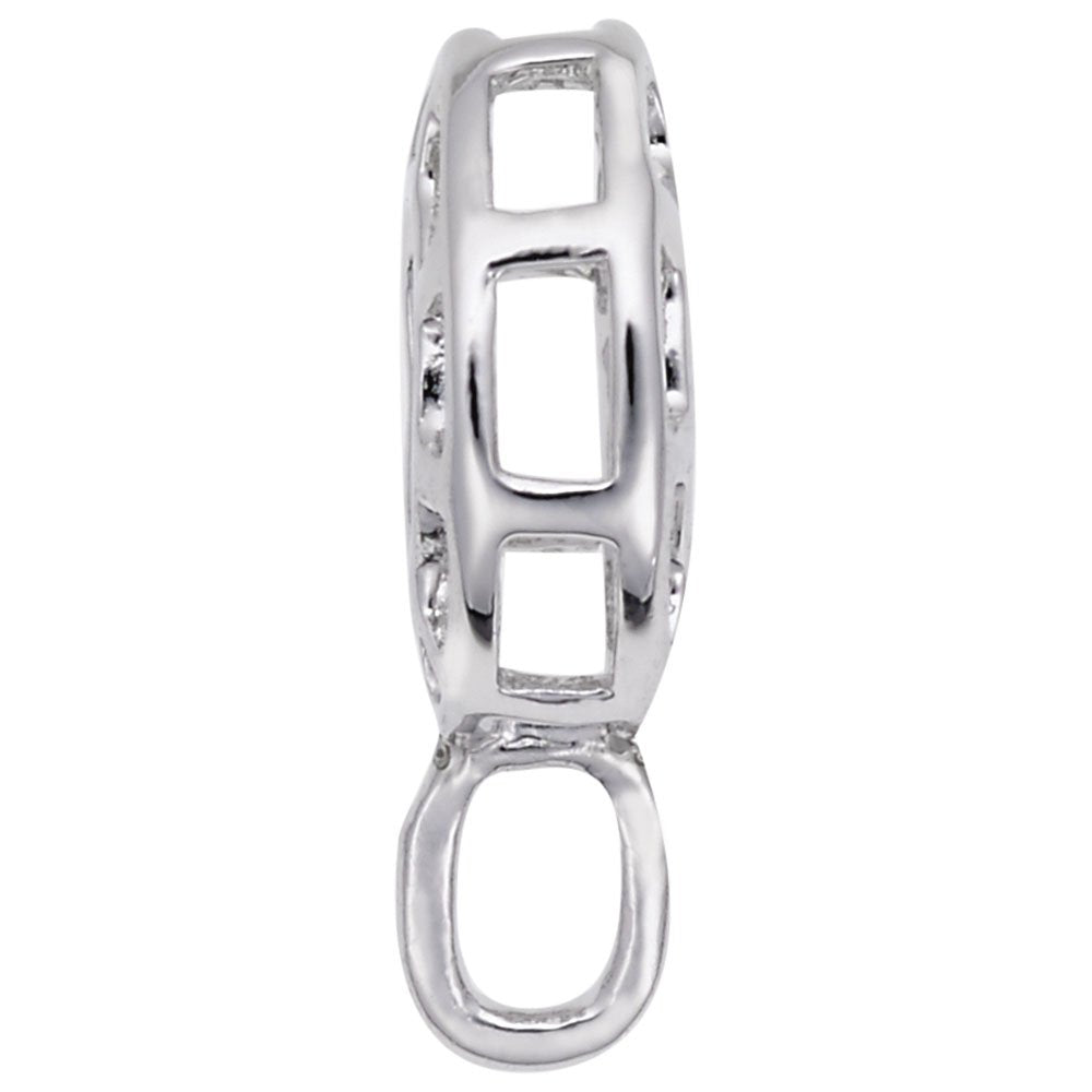 Image Title Rembrandt Charms 925 Sterling Silver Charm Holder For Bead Bracelets Charm Pendant