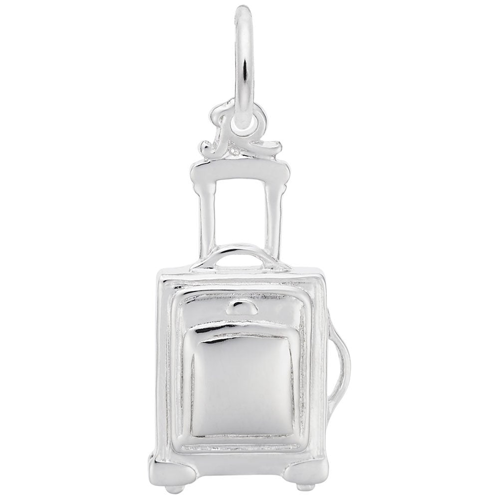 Image Title Rembrandt Charms Suitcase Charm Pendant Available in Gold or Sterling Silver