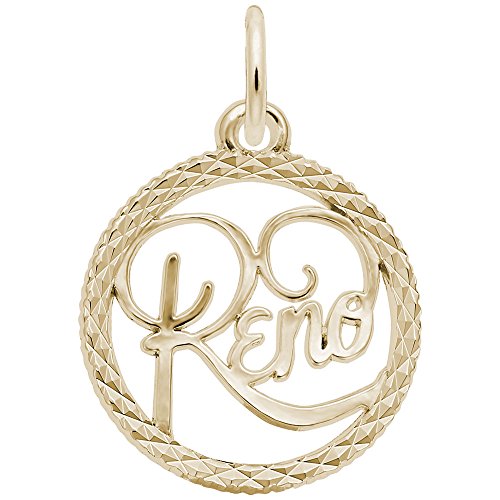 Image Title Rembrandt Charms Reno Charm Pendant Available in Gold or Sterling Silver