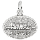 Image Title Rembrandt Charms Alcatraz Charm Pendant Available in Gold or Sterling Silver