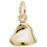Image Title Rembrandt Charms Gold Plated Sterling Silver Chocolate Chip Charm Pendant