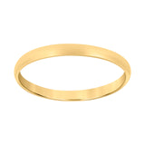 Image Title 14kt Gold Unisex Dome Polished Regular-fit 2mm-Size 7 Wedding Engagement Anniversary Band Ring