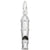 Rembrandt Charms Whistle Charm Pendant Available in Gold or Sterling Silver