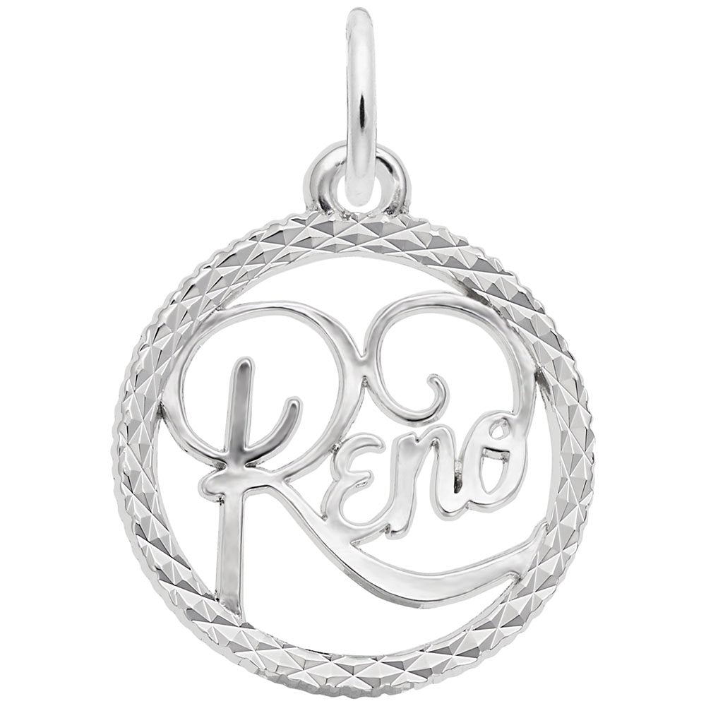 Image Title Rembrandt Charms 925 Sterling Silver Reno Charm Pendant