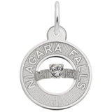 Image Title Rembrandt Charms Niagara Falls Charm Pendant Available in Gold or Sterling Silver