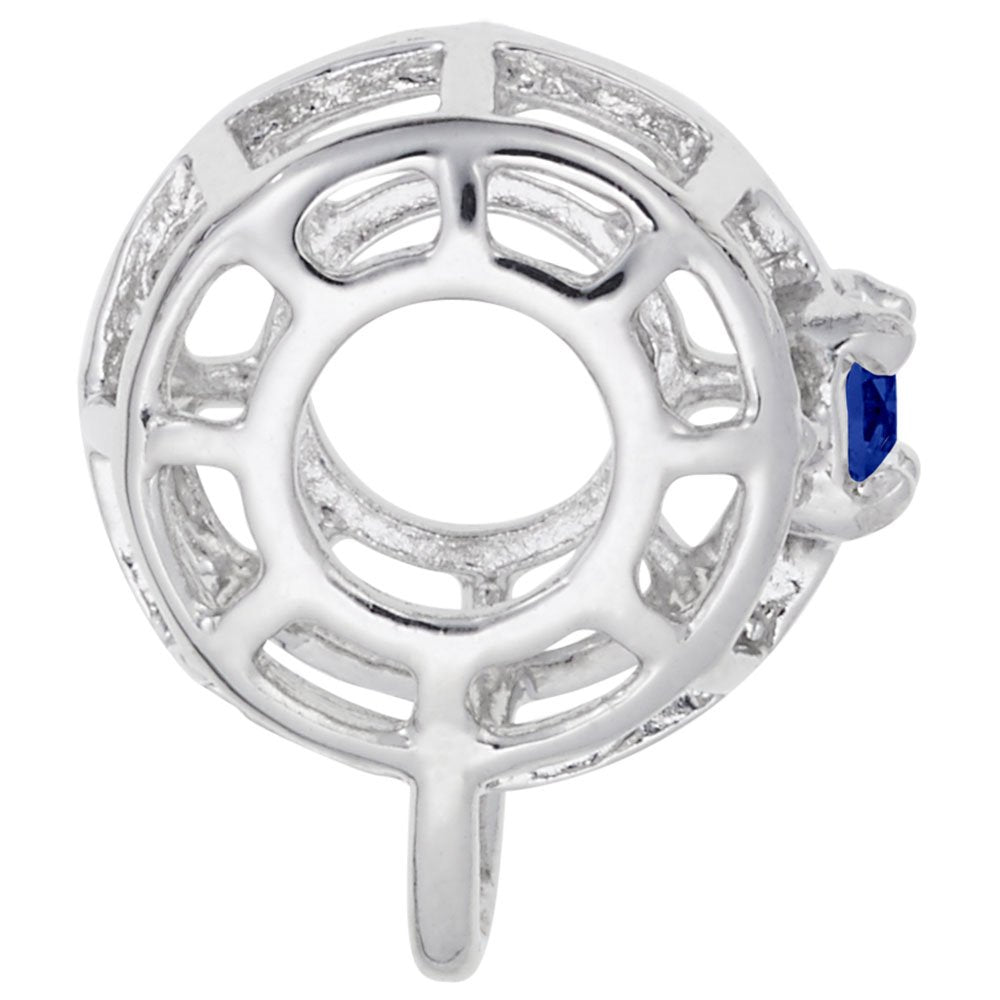 Image Title Rembrandt Charms 925 Sterling Silver Charm Holder For Bead Bracelets - September Charm Pendant