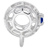 Image Title Rembrandt Charms 925 Sterling Silver Charm Holder For Bead Bracelets - September Charm Pendant