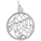 Image Title Rembrandt Charms 925 Sterling Silver Aspen Charm Pendant