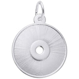 Image Title Rembrandt Charms Compact Disc Charm Pendant Available in Gold or Sterling Silver