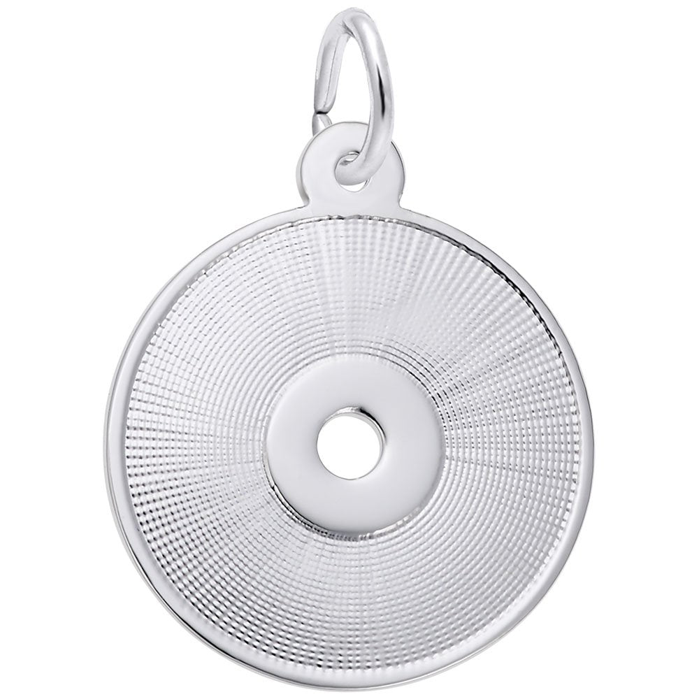 Image Title Rembrandt Charms 925 Sterling Silver Compact Disc Charm Pendant