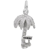 Image Title Rembrandt Charms 925 Sterling Silver Hawaii Palm Charm Pendant