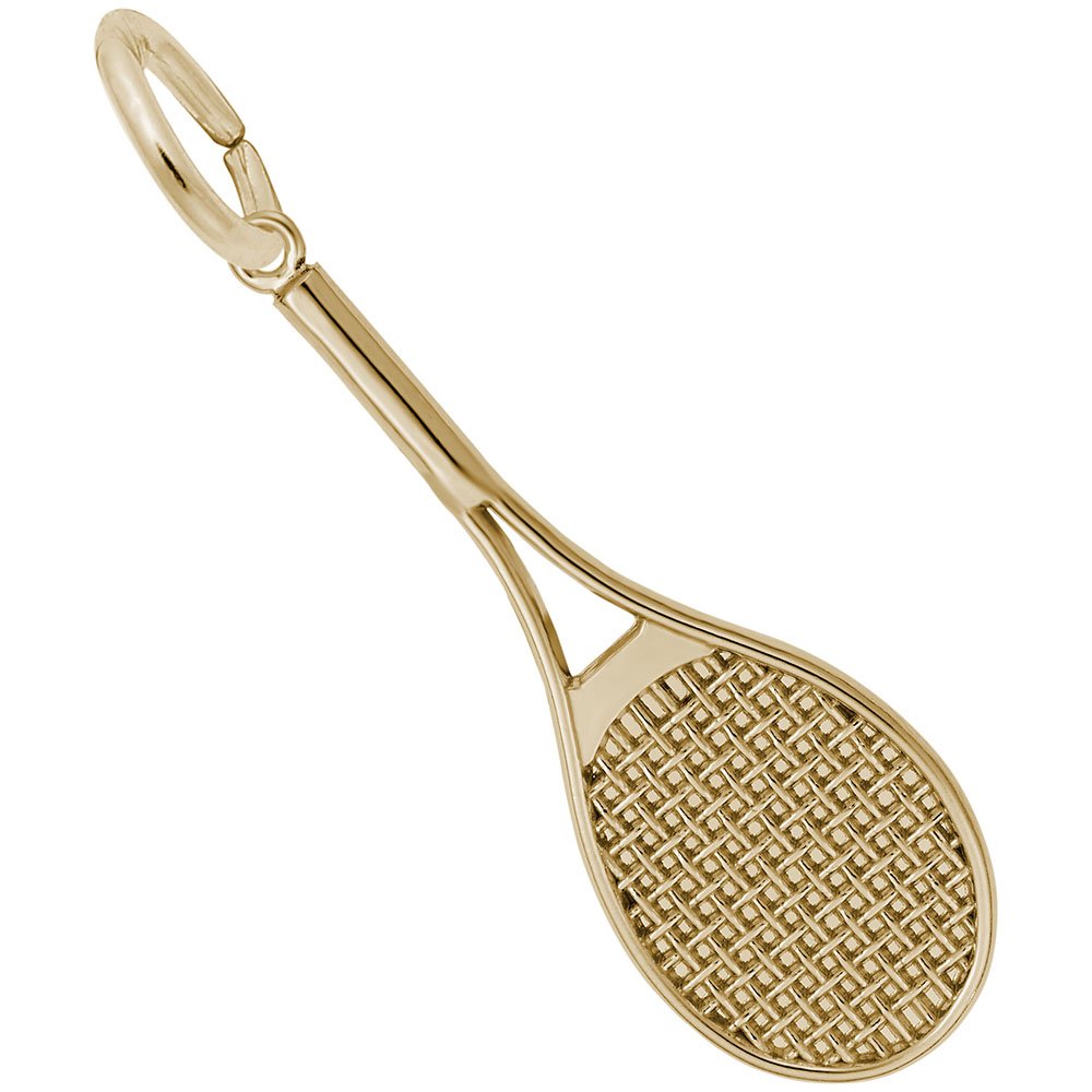 Image Title Rembrandt Charms Gold Plated Sterling Silver Tennis Charm Pendant