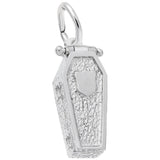 Image Title Rembrandt Charms 925 Sterling Silver Coffin Charm Pendant