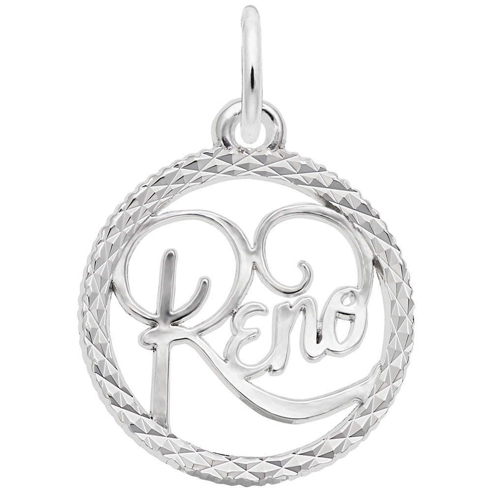 Image Title Rembrandt Charms 925 Sterling Silver Reno Charm Pendant